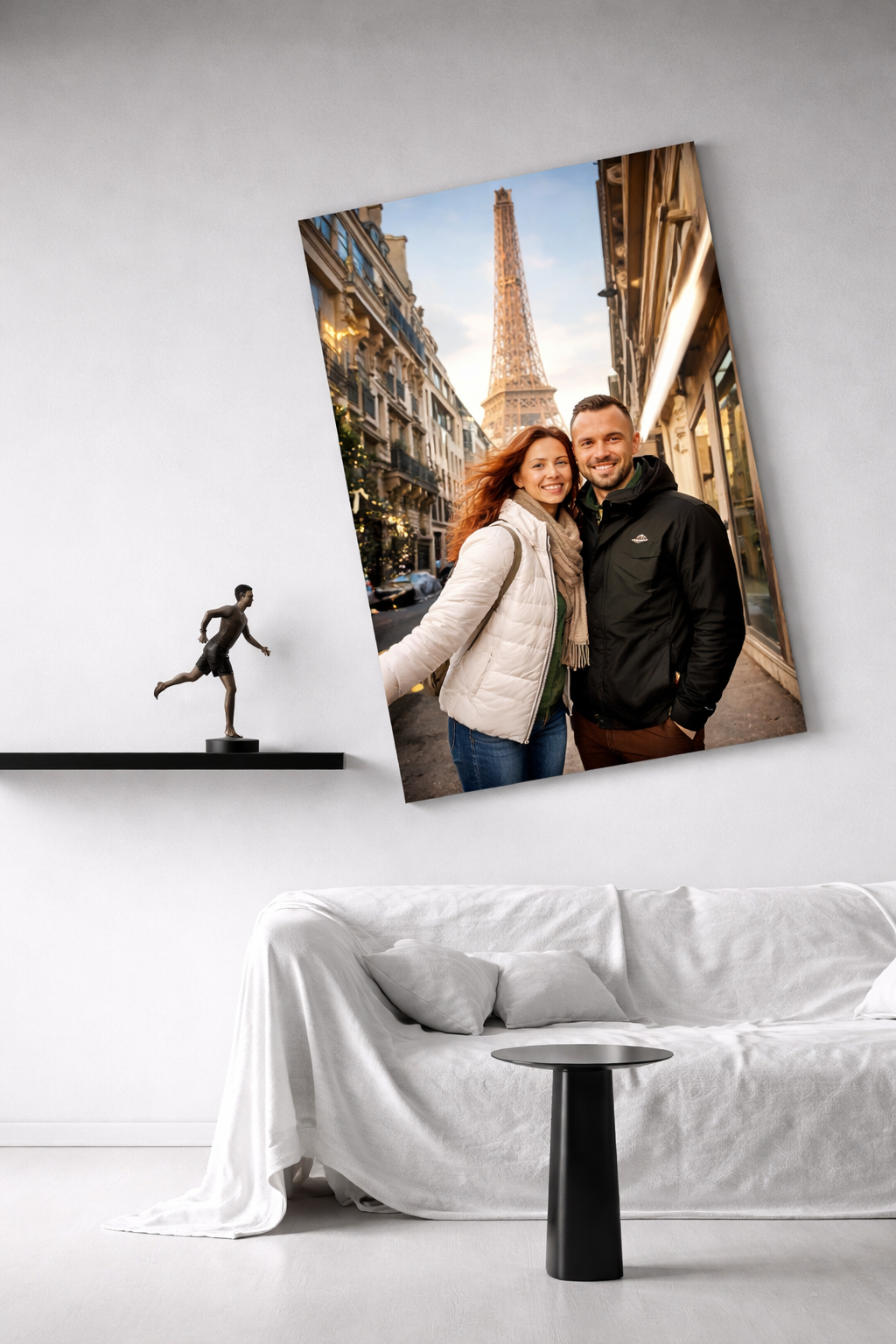 Personalisierte Metallkunst – Dein Foto (50x70 cm)