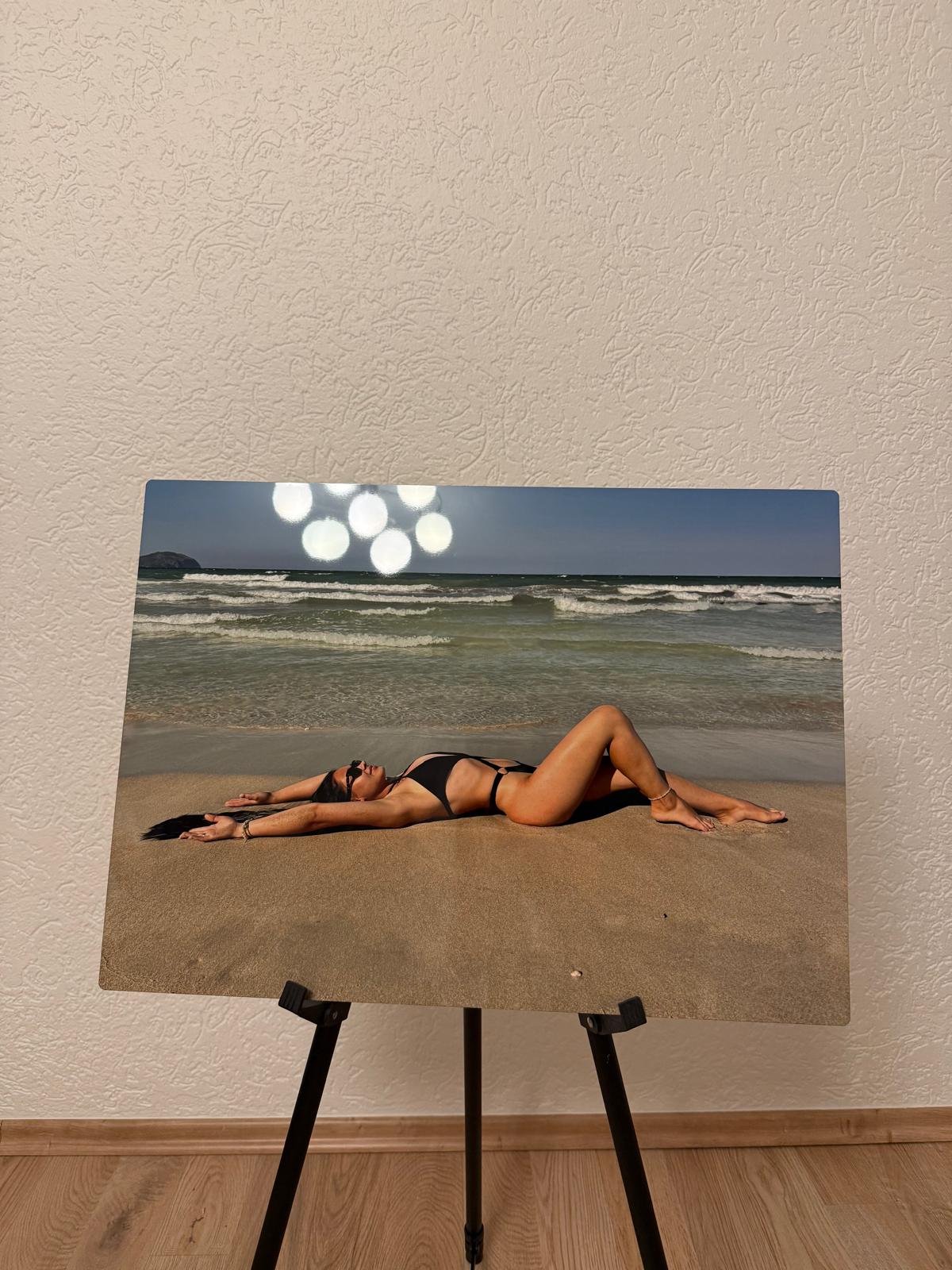 Personalisierte Metallkunst – Dein Foto (40x56 cm)