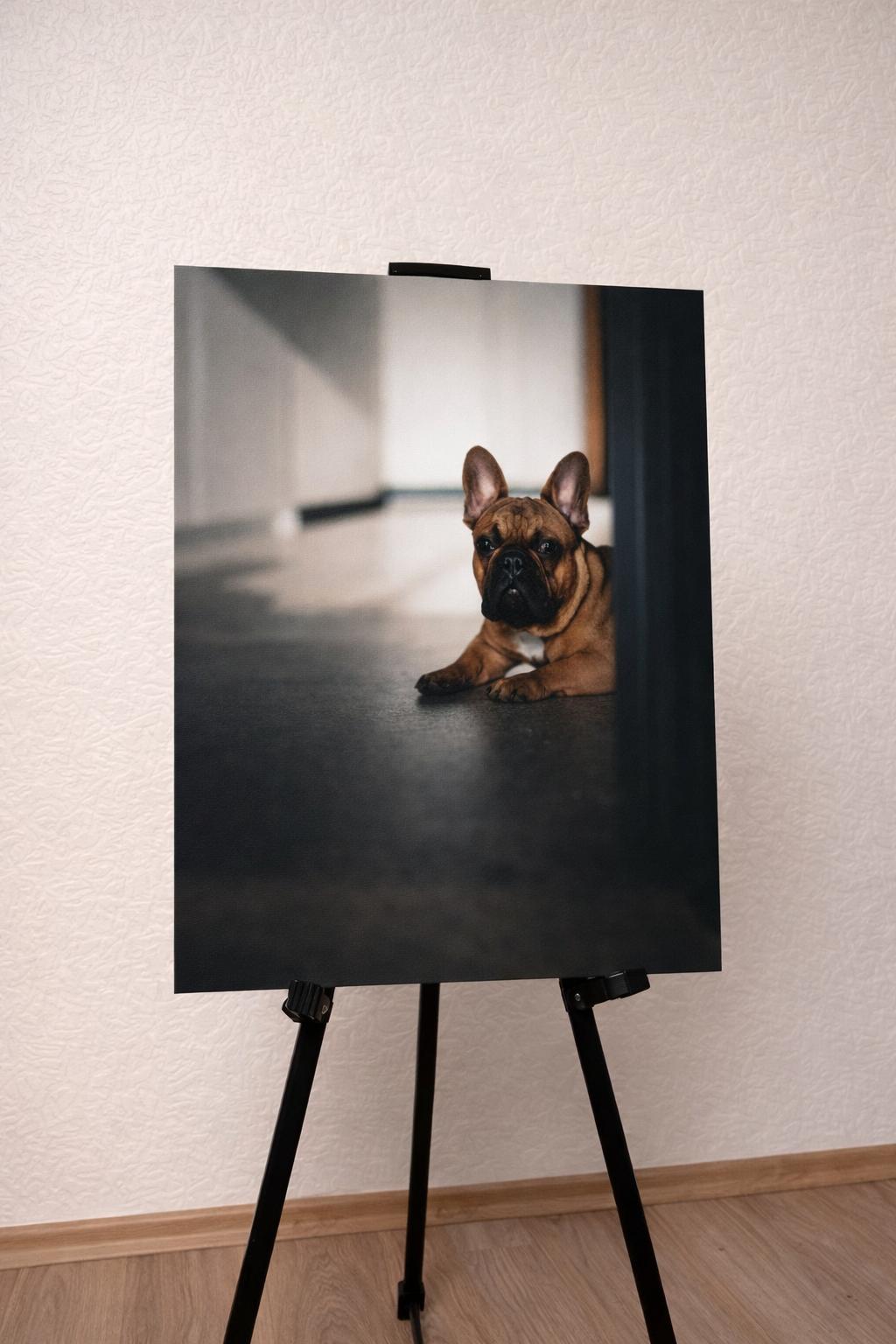 Personalisierte Metallkunst – Dein Foto (50x70 cm)